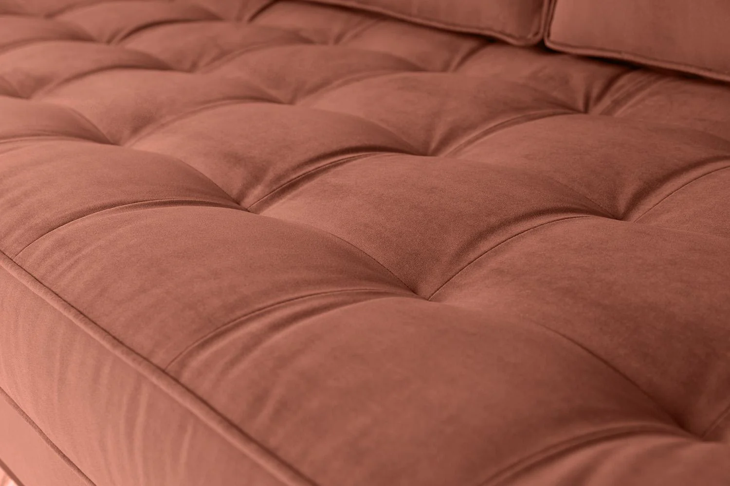 Model 02 3-Seater Sofa with Ottoman, Brick - Image 4