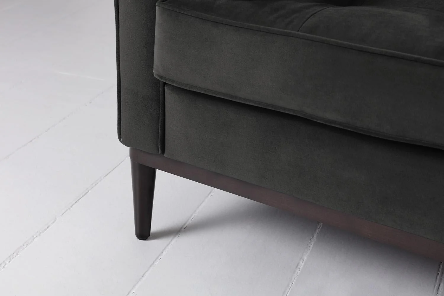 Model 02 3-Seater Sofa with Ottoman, Charcoal - Image 6