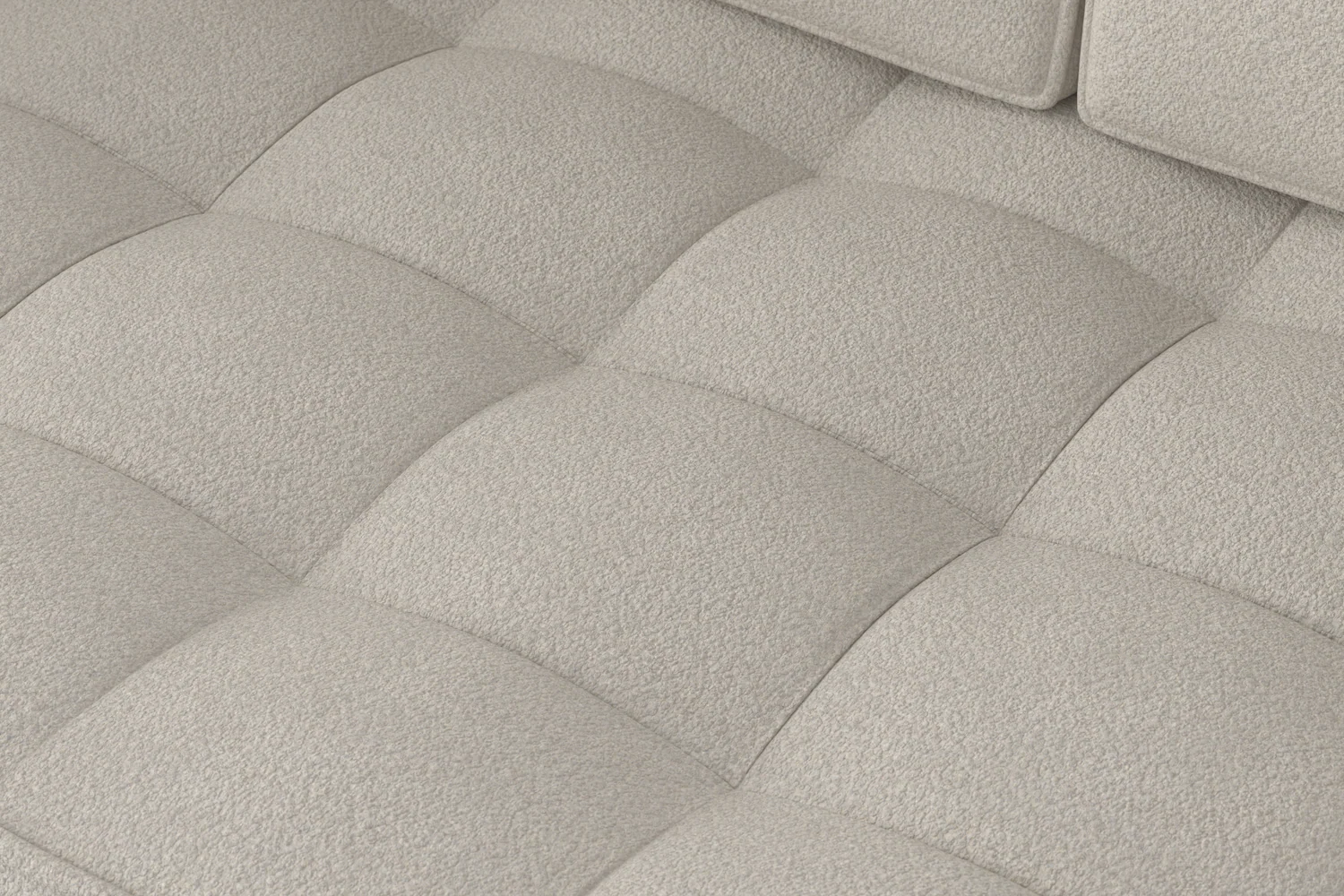 Model 02 3-Seater Sofa with Ottoman, Ivory - Image 6