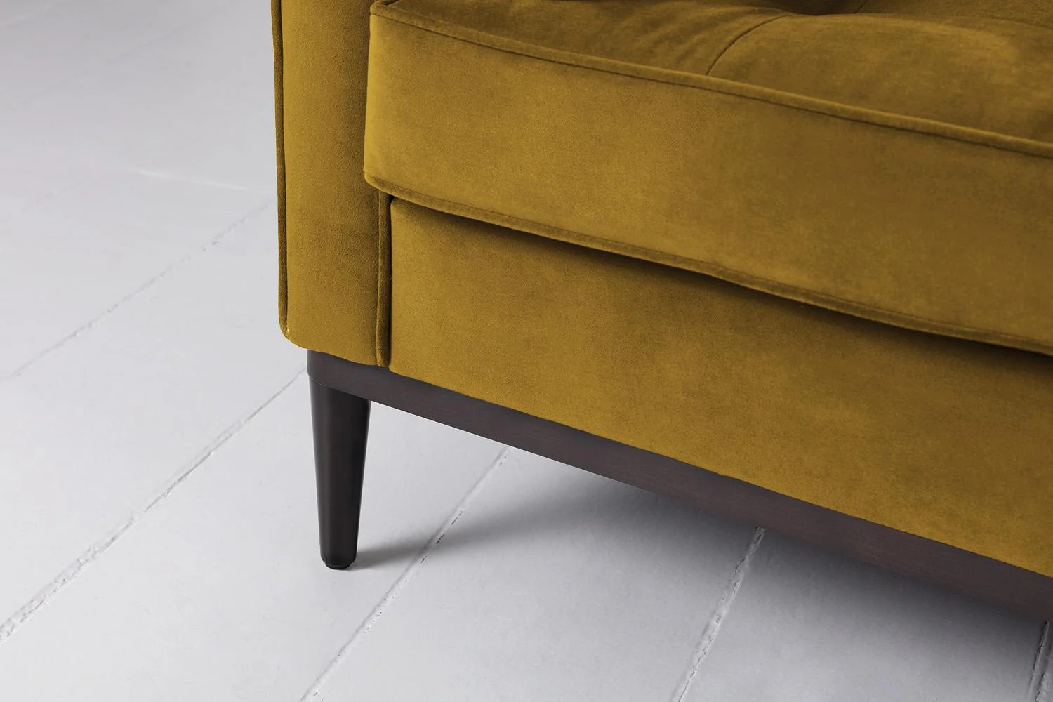Model 02 3-Seater Sofa with Ottoman, Mustard - Image 6