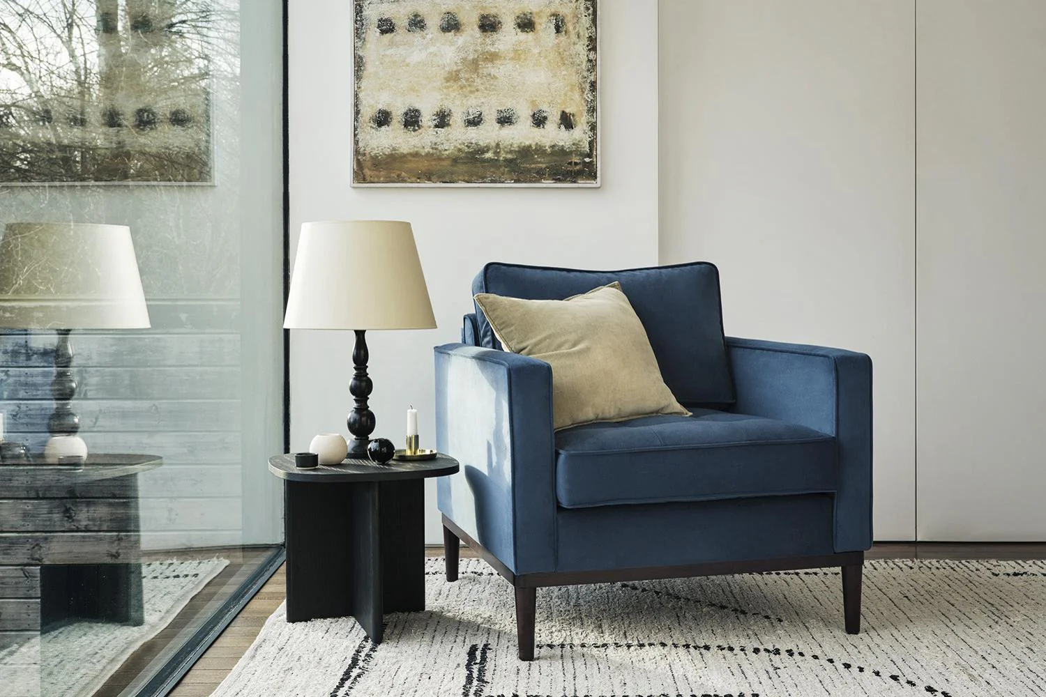 Model 02 Armchair, Teal - Image 2