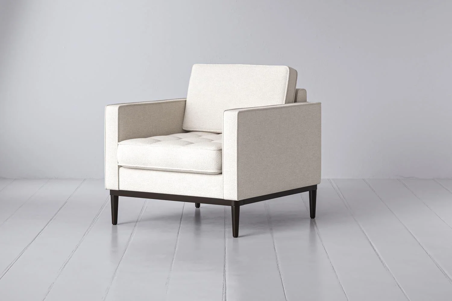 Model 02 Armchair, Ivory - Image 3