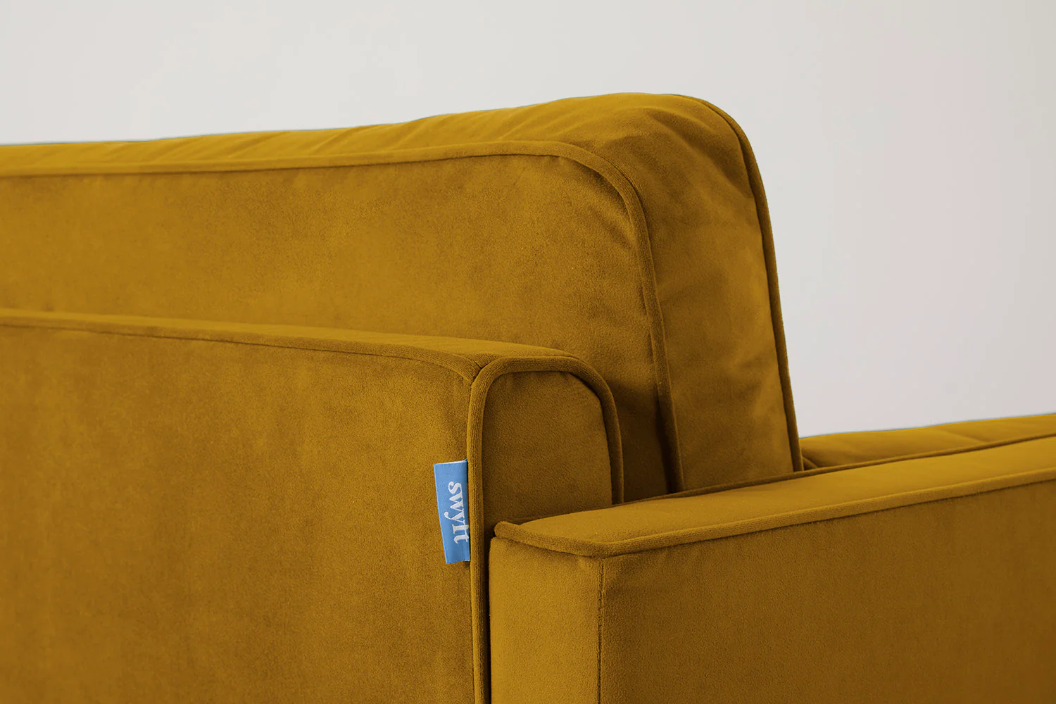 Model 02 Loveseat, Mustard - Image 5
