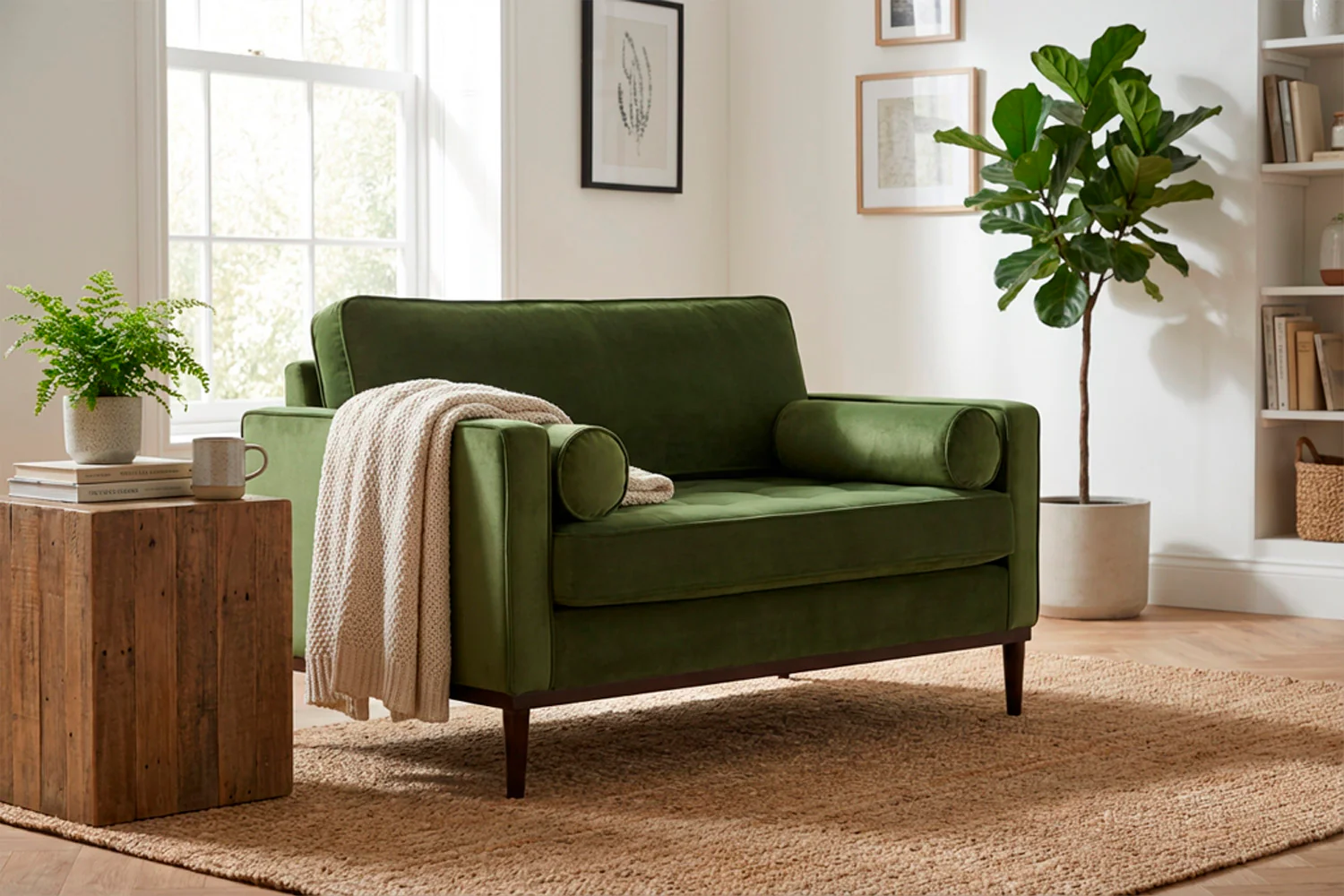 Model 02 Loveseat, Vine - Image 2