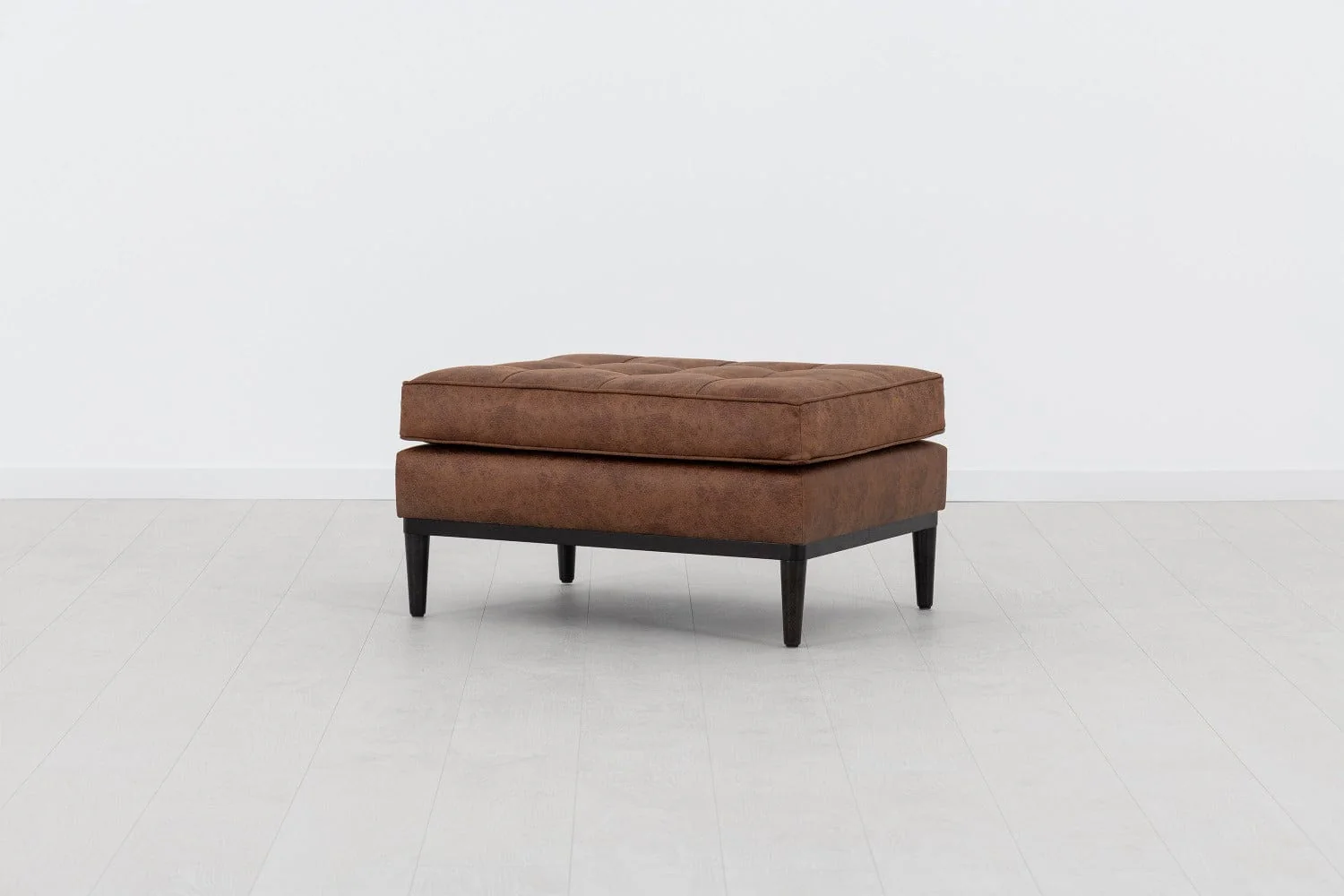 Model 02 Ottoman, Chestnut