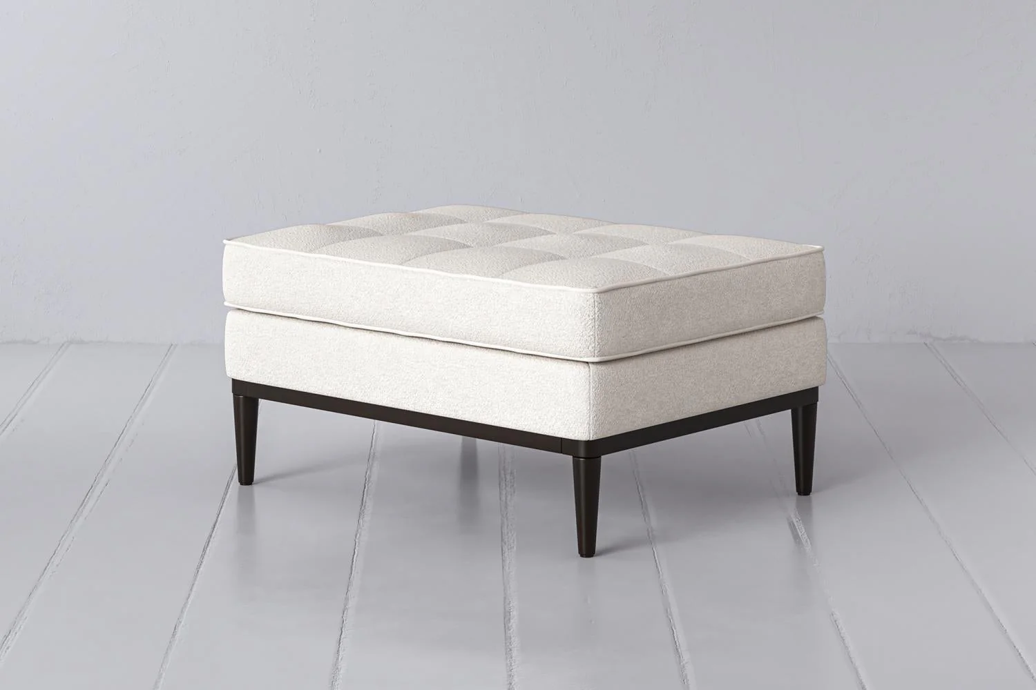 Model 02 Ottoman, Ivory - Image 3