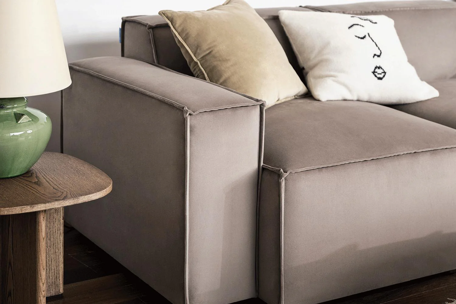 Model 03 2-Seater Sofa, Elephant - Image 4