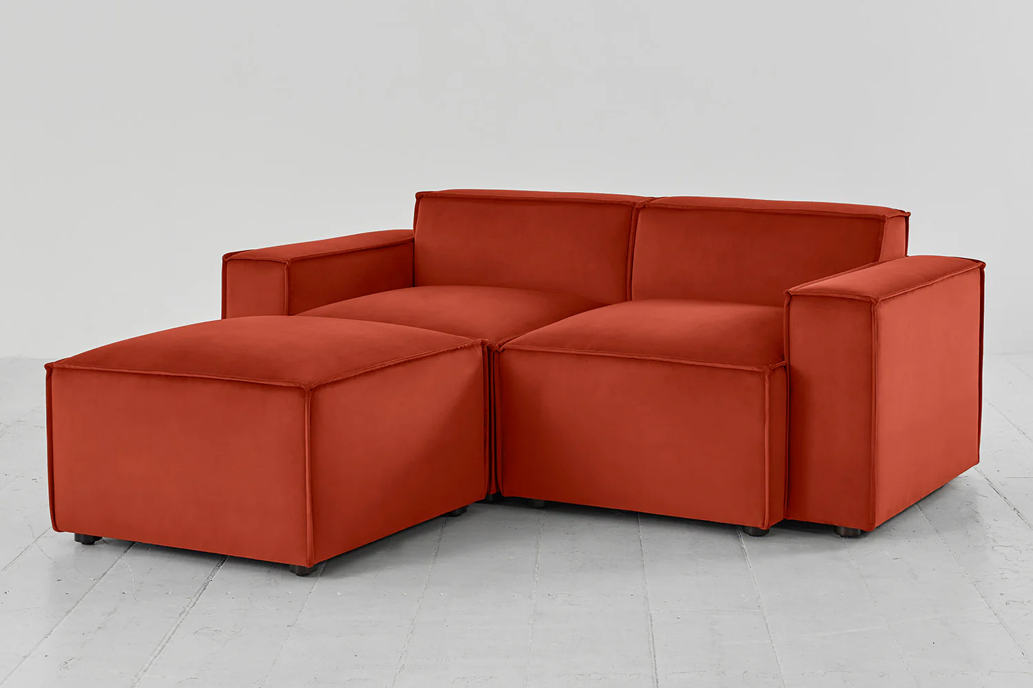 Model 03 2-Seater Left Chaise Sofa, Paprika - Image 3