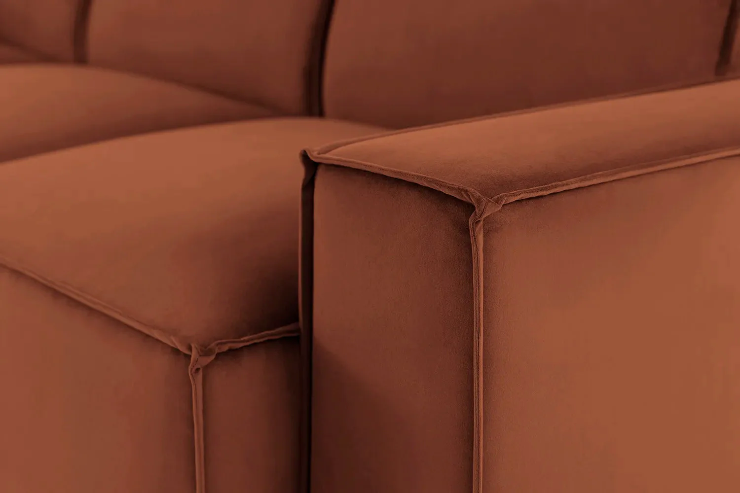 Model 03 2-Seater Right Chaise Sofa, Umber - Image 6