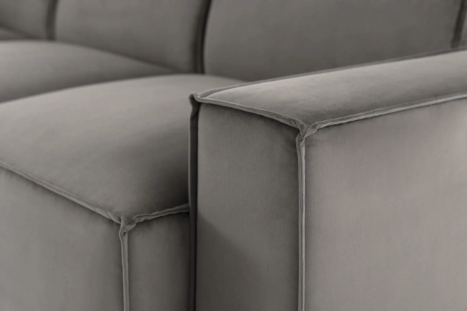 Model 03 3-Seater Left Chaise Sofa, Elephant - Image 10