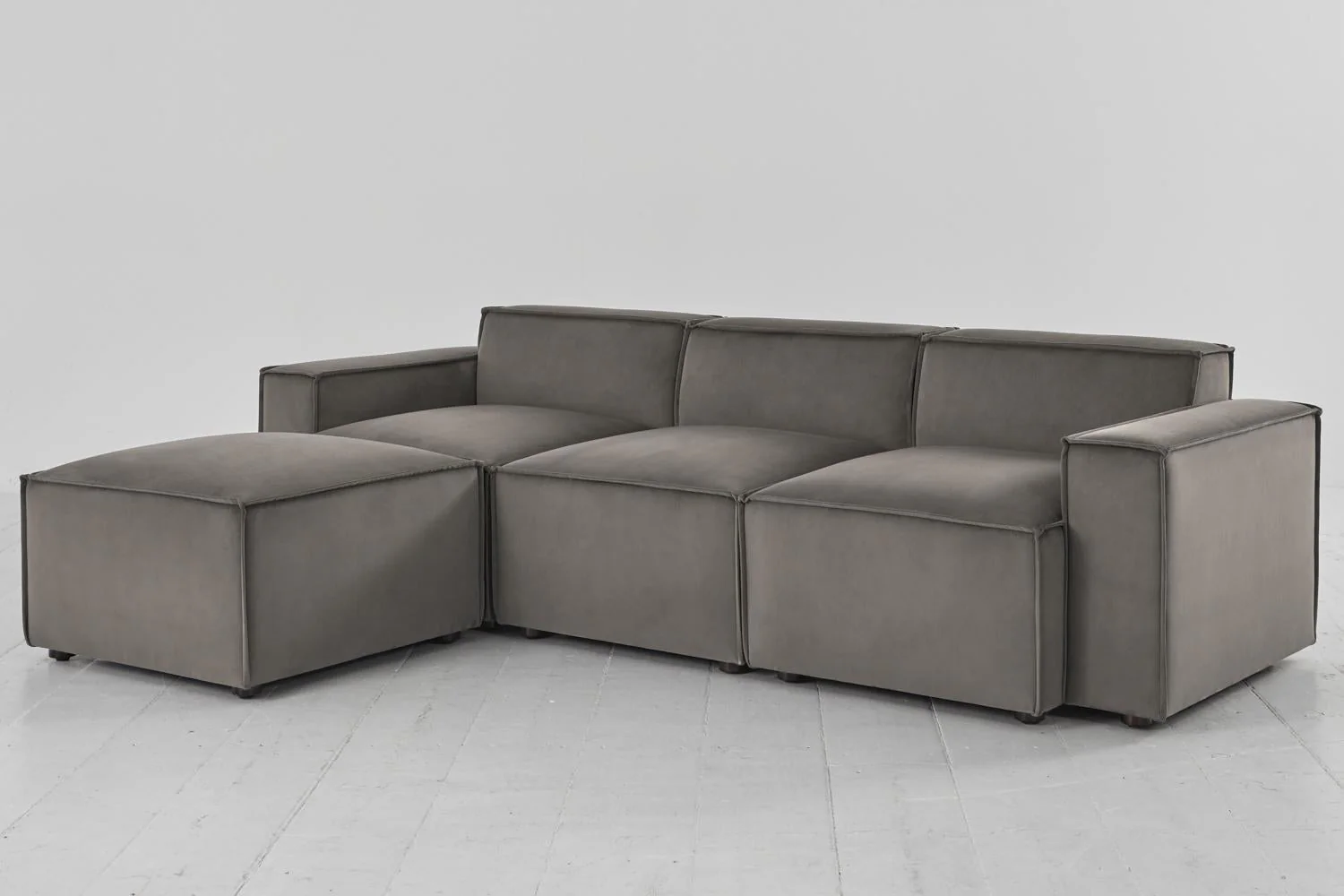 Model 03 3-Seater Left Chaise Sofa, Elephant - Image 5