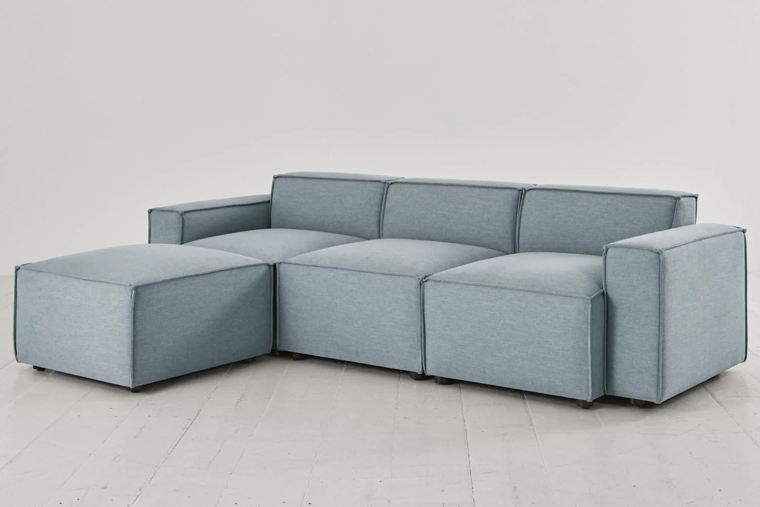 Model 03 3-Seater Left Chaise Sofa, Seaglass - Image 5
