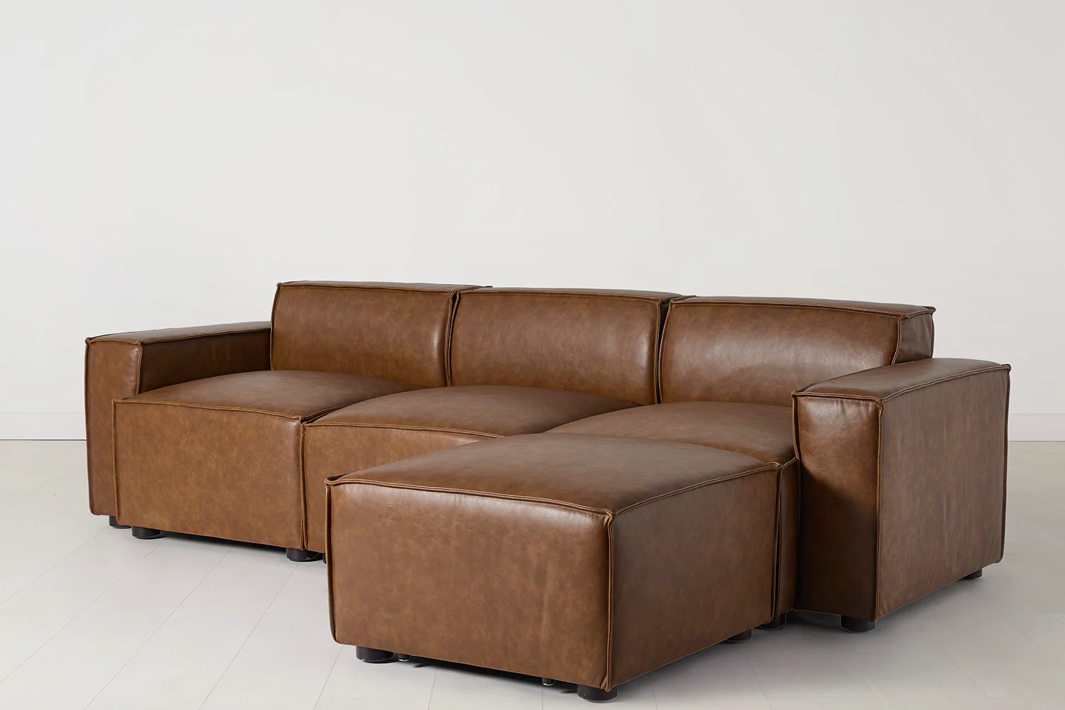 Model 03 3-Seater Right Chaise Sofa, Maple - Image 3