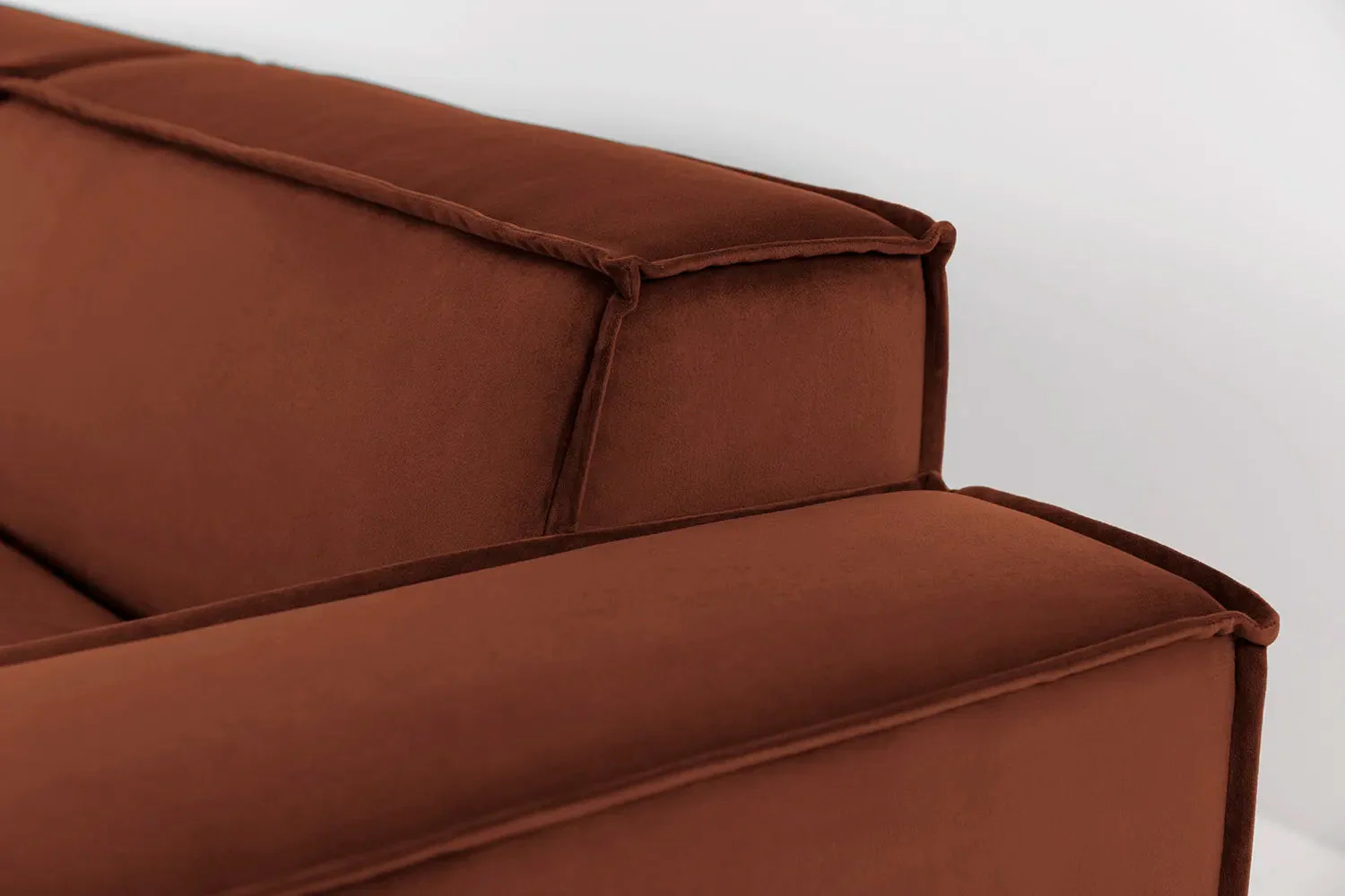 Model 03 3-Seater Right Chaise Sofa, Umber - Image 5
