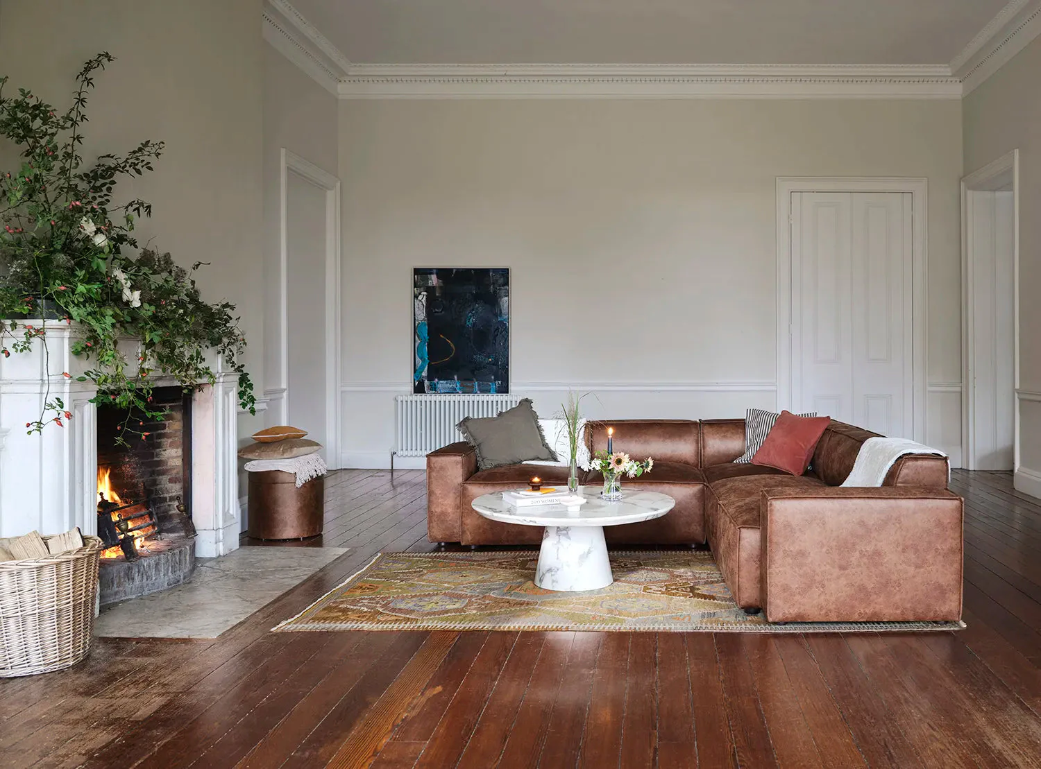 Model 03 Corner Sofa, Chestnut - Image 2
