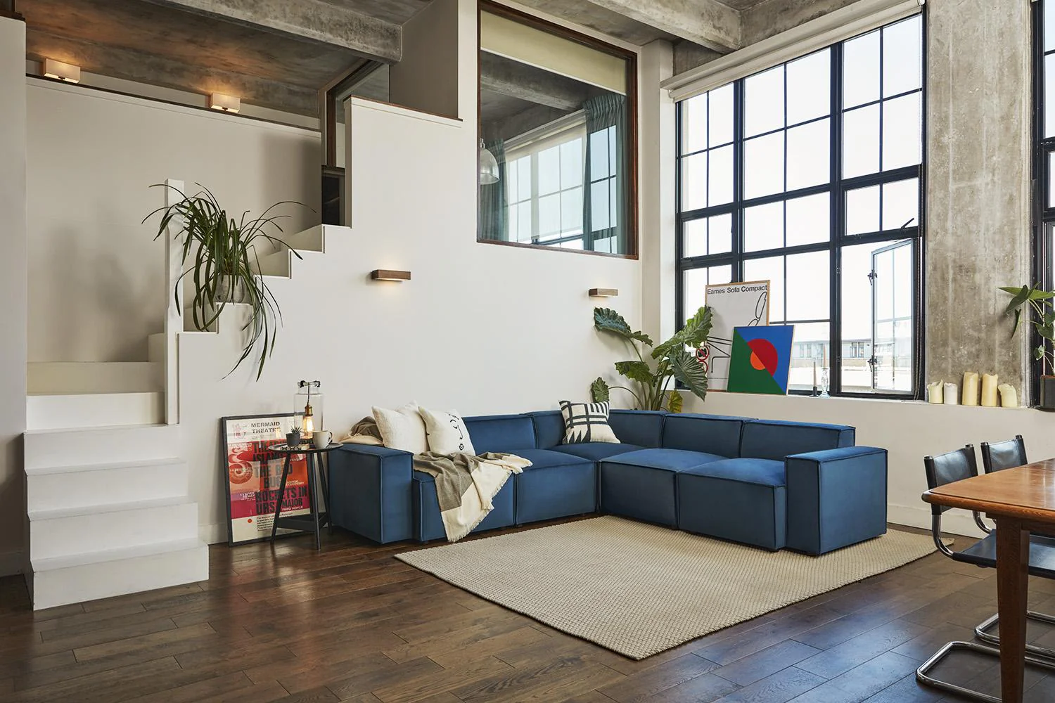 Model 03 Corner Sofa, Teal - Image 2