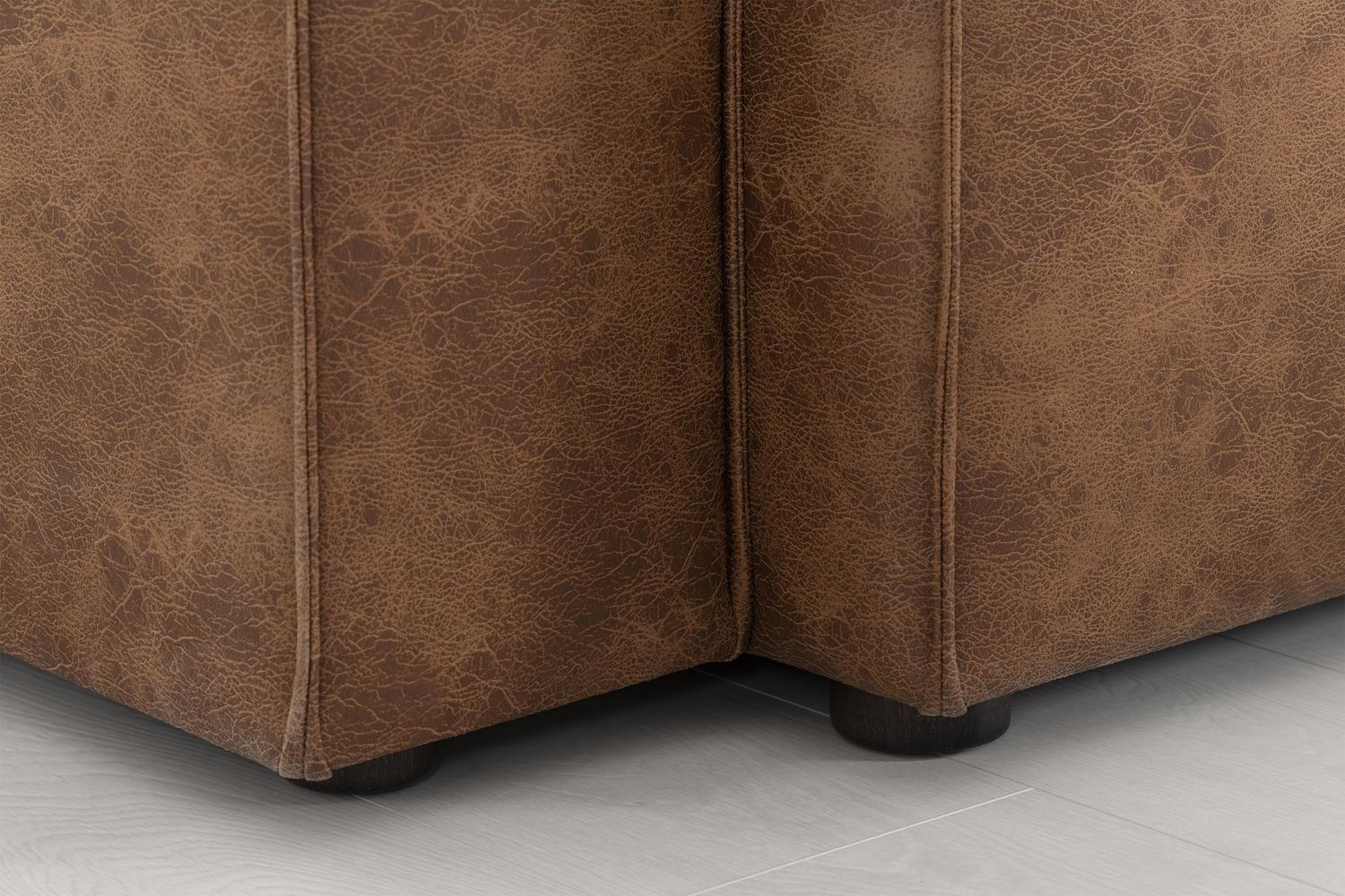 Model 03 Corner Sofa with Ottoman, Chestnut - Image 12