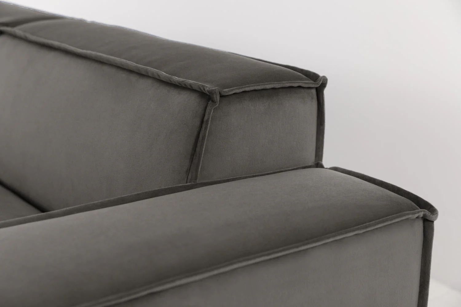 Model 03 Corner Sofa with Ottoman, Elephant - Image 11