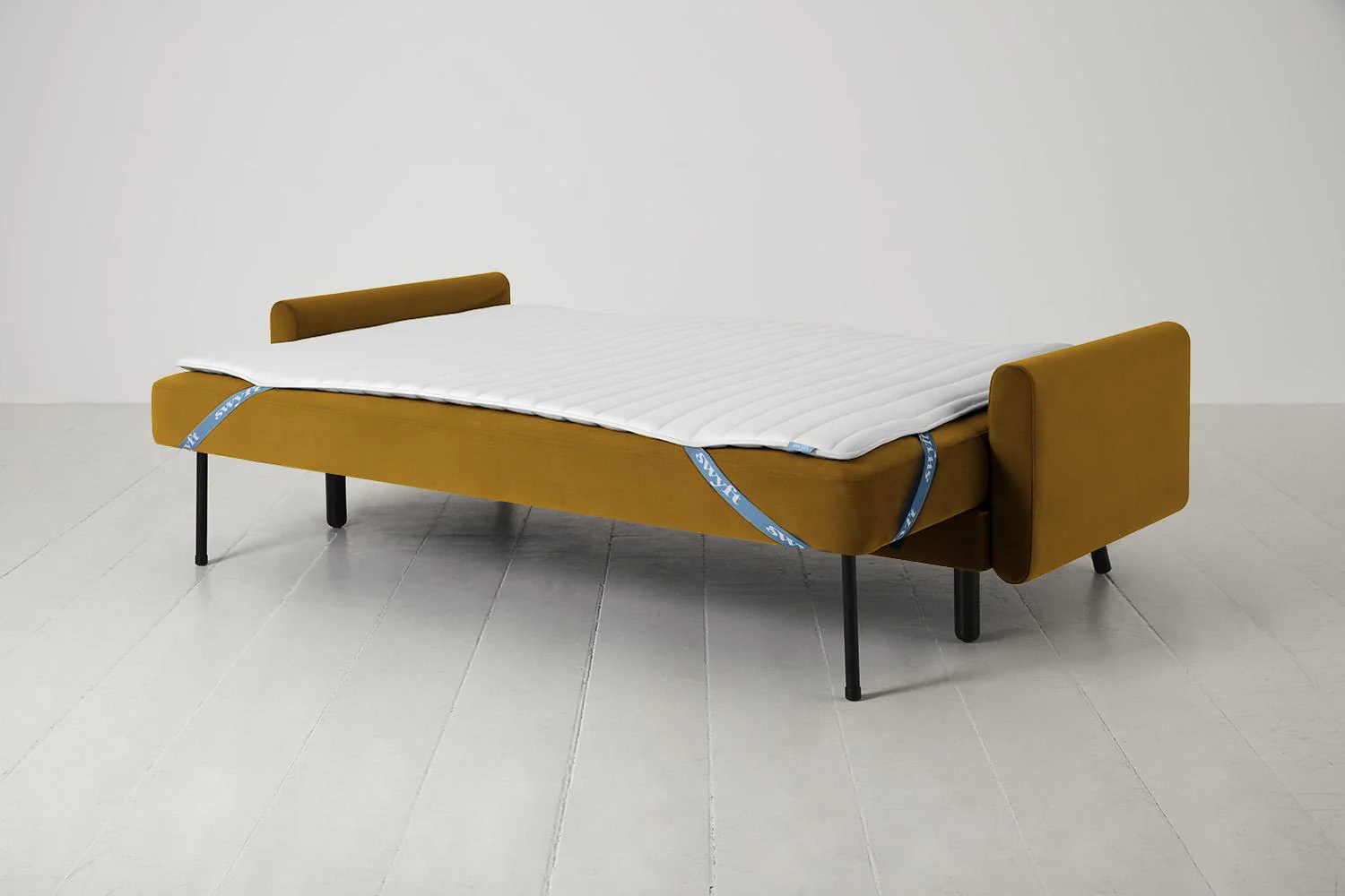 Model 04 Sofa Bed 3 Seater, Mustard - Image 9