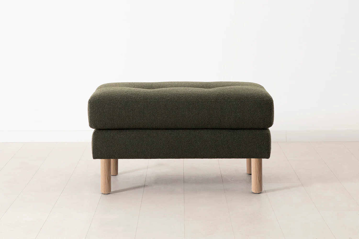 Model 04 Ottoman, Oak / Fern