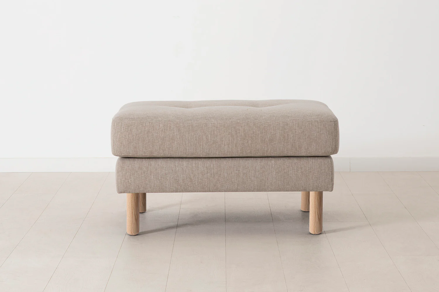 Model 04 Ottoman, Oak / Pumice