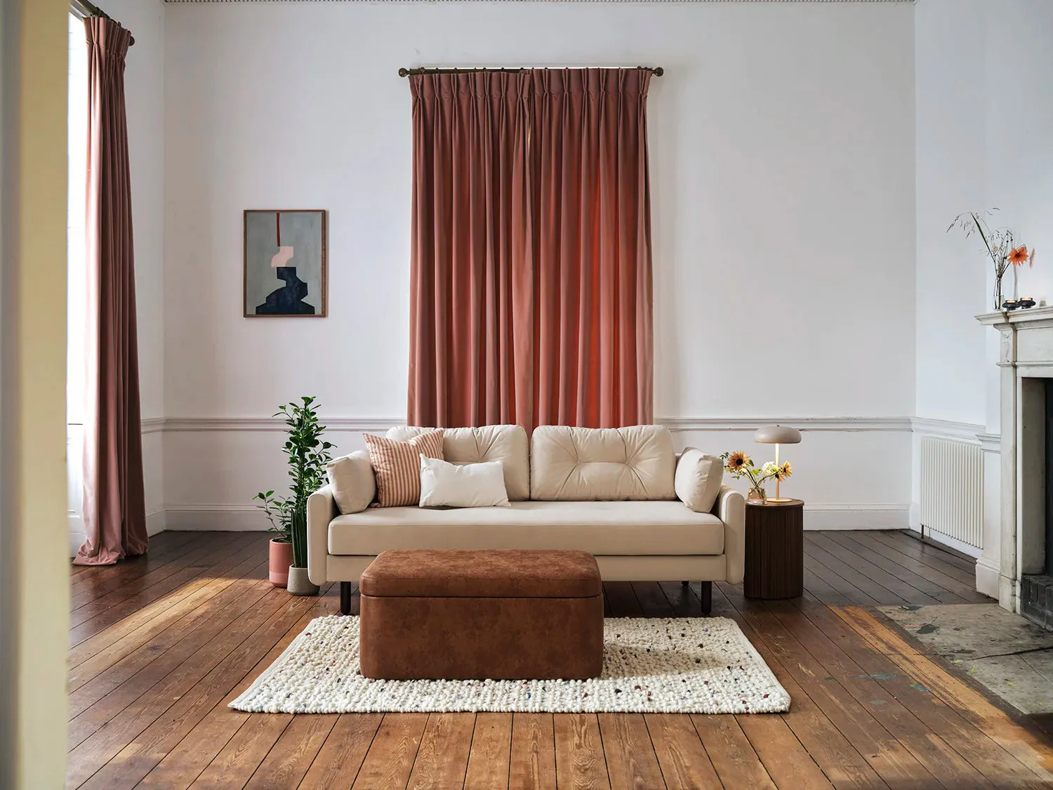 Model 04 Sofa Bed 3 Seater, Bone - Image 2