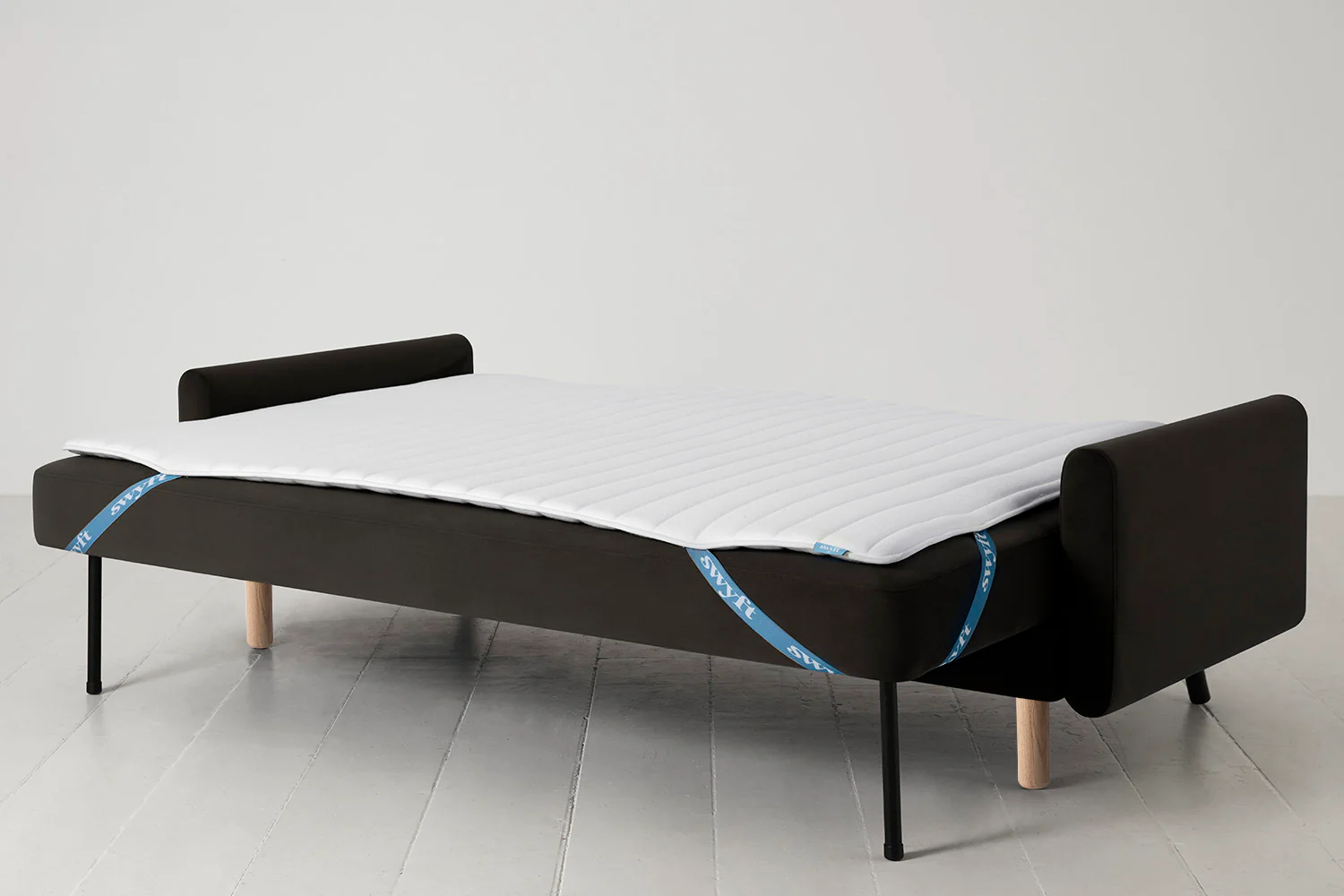 Model 04 Sofa Bed 3 Seater, Oak / Charcoal - Image 8
