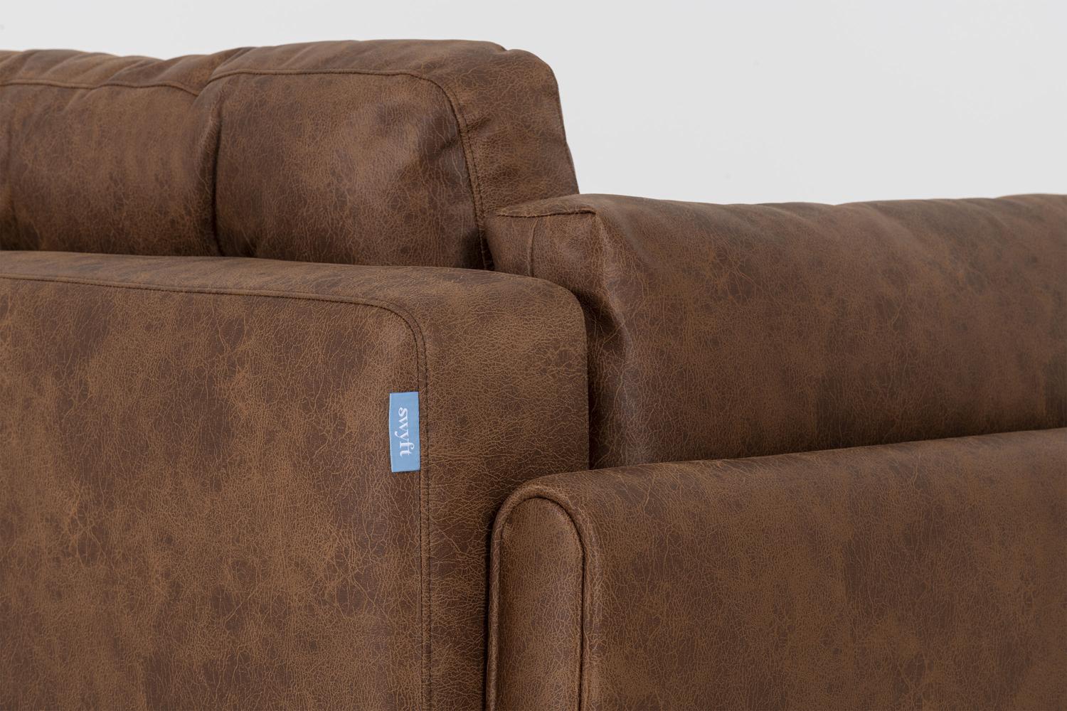 Model 04 Sofa Bed 3 Seater, Oak / Chestnut - Image 12