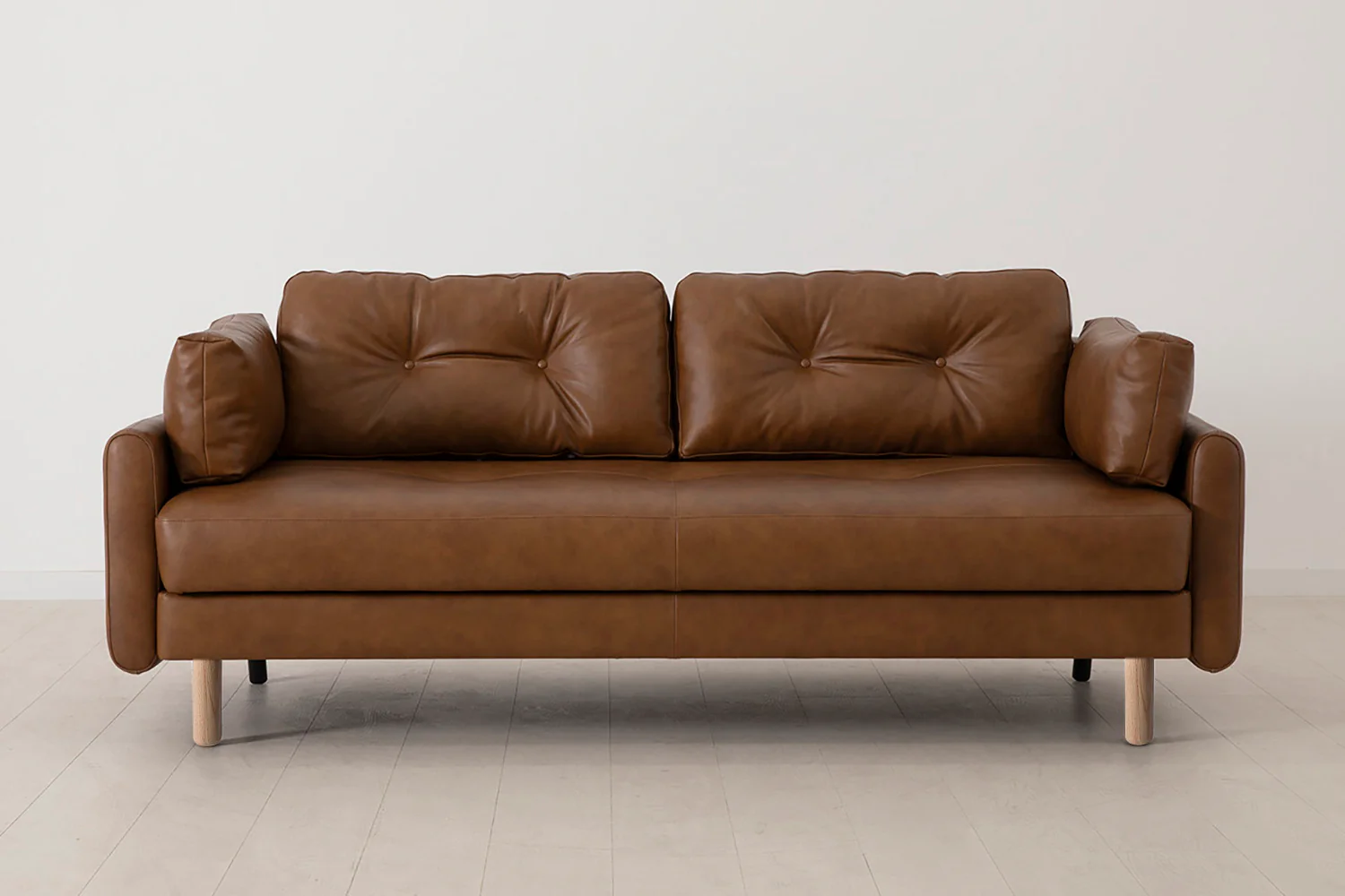 Model 04 Sofa Bed 3 Seater, Oak / Maple