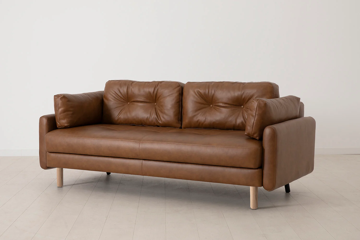 Model 04 Sofa Bed 3 Seater, Oak / Maple - Image 3