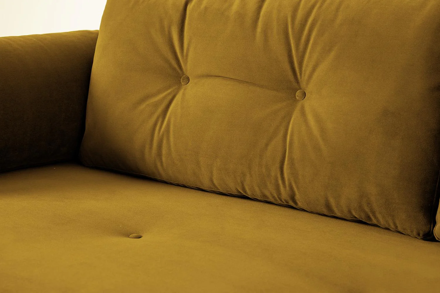 Model 04 Sofa Bed 3 Seater, Oak / Mustard - Image 14