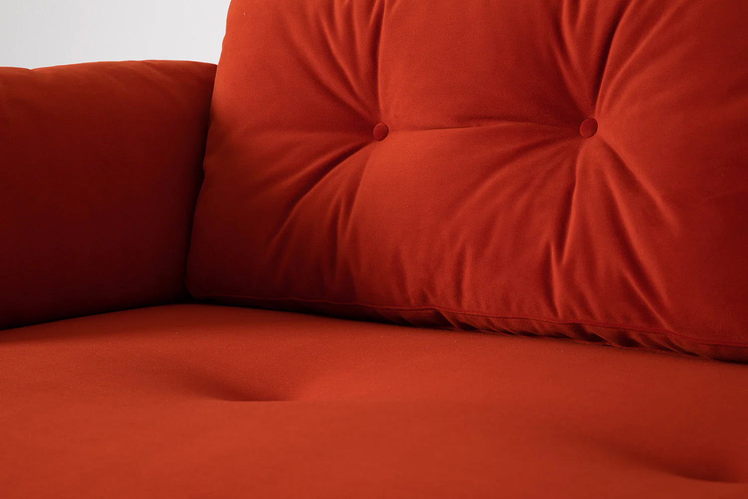 Model 04 Sofa Bed 3 Seater, Oak / Paprika - Image 7