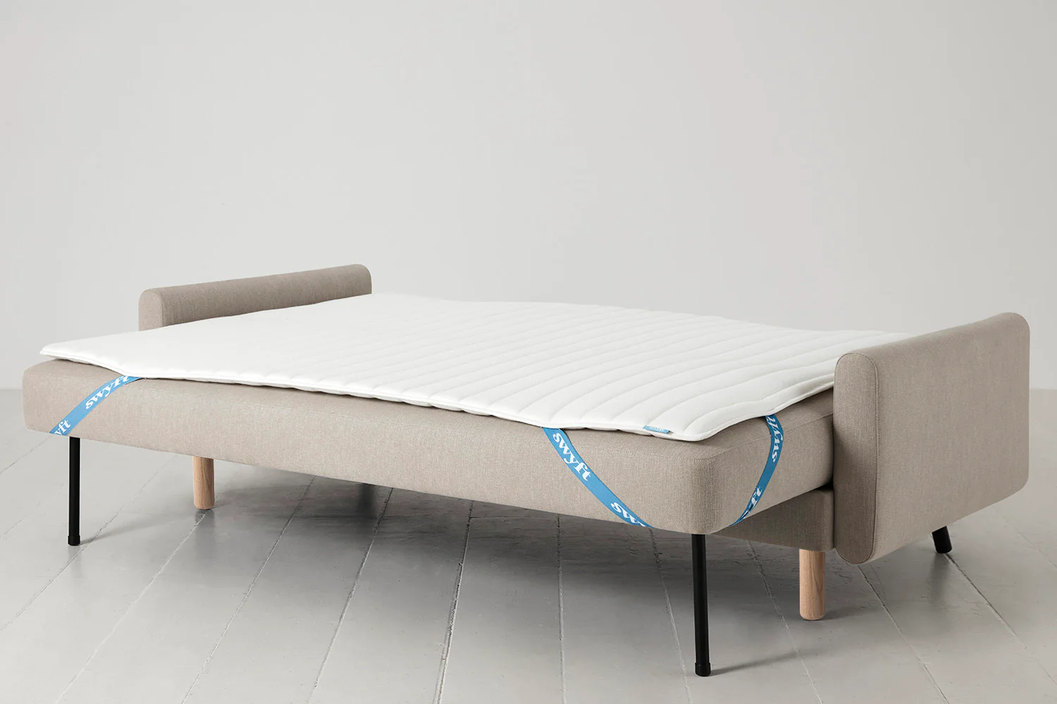 Model 04 Sofa Bed 3 Seater, Oak / Pumice - Image 8