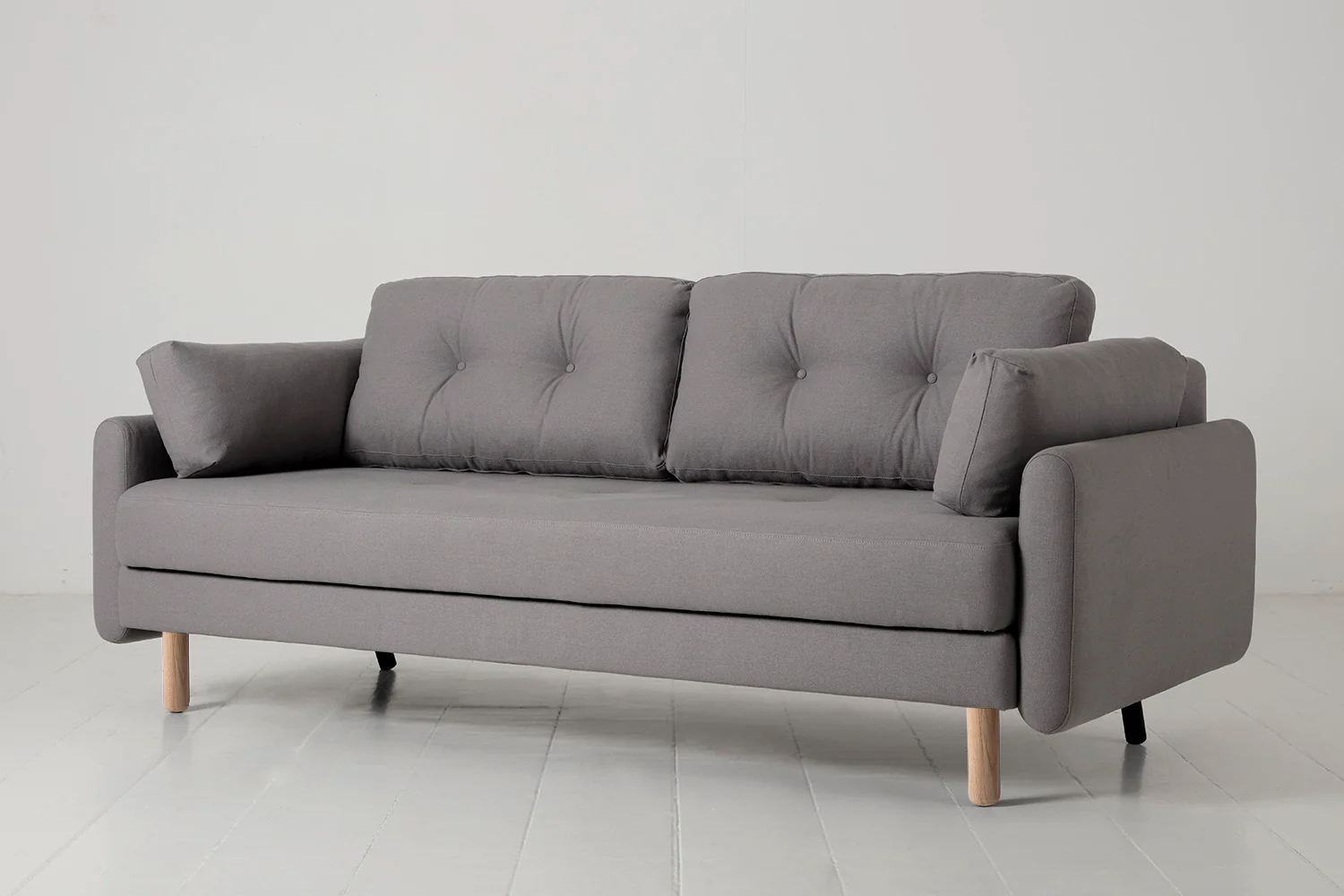 Model 04 Sofa Bed 3 Seater, Oak / Risso - Image 3