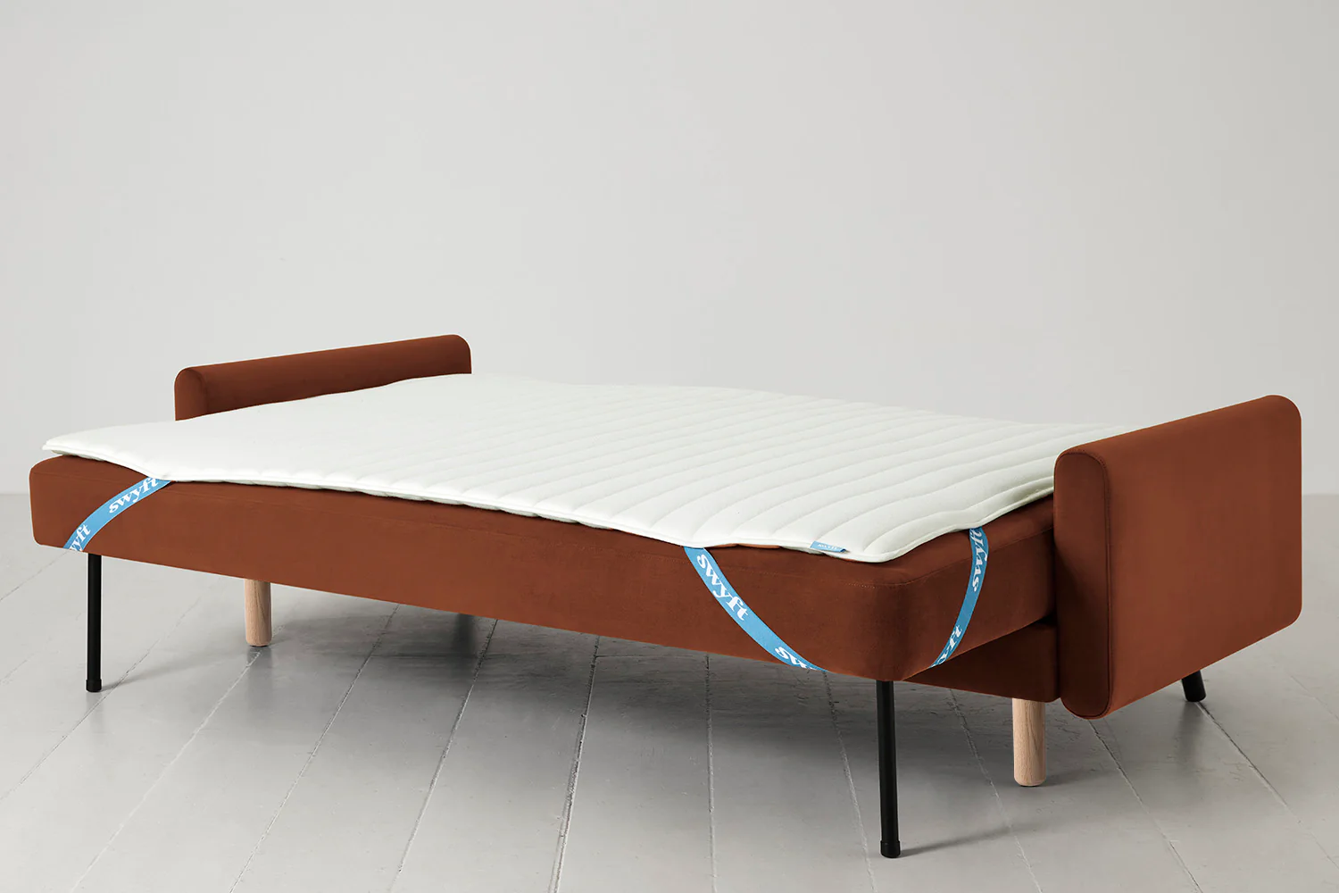 Model 04 Sofa Bed 3 Seater, Oak / Umber - Image 9