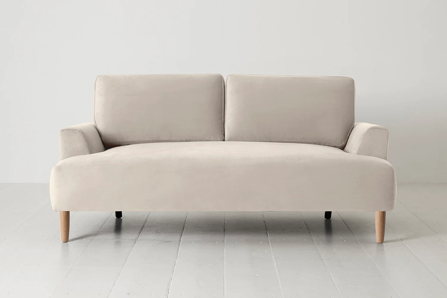 Model 05 2-Seater Sofa, Oak / Bone