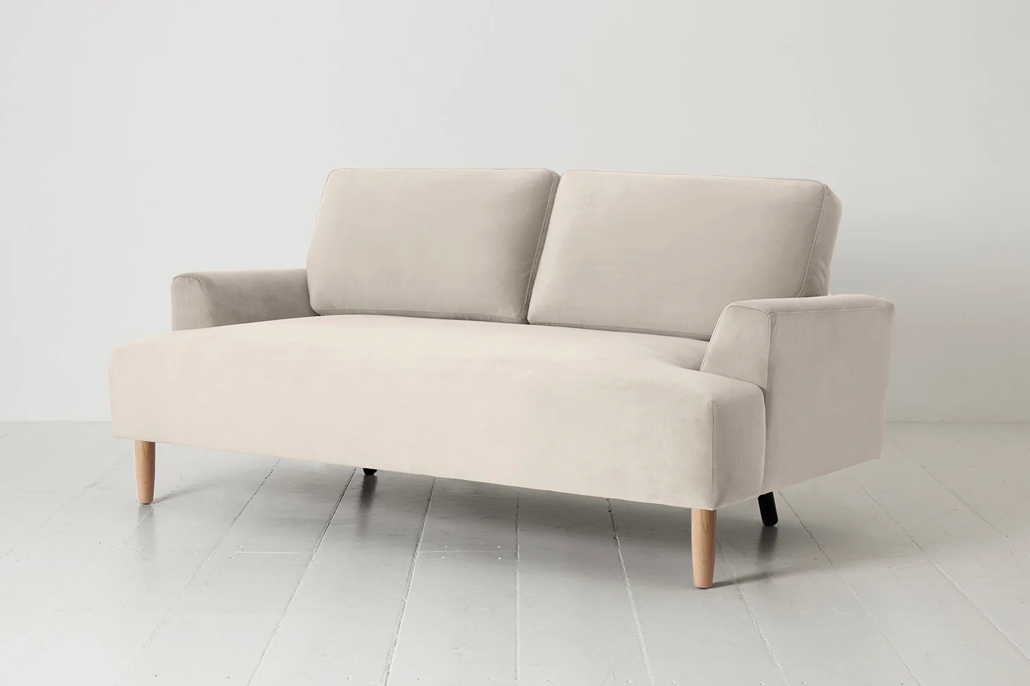 Model 05 2-Seater Sofa, Oak / Bone - Image 4