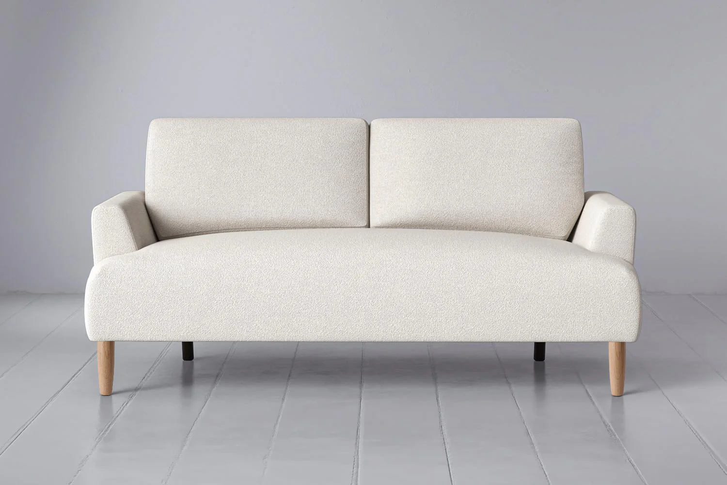 Model 05 2-Seater Sofa, Oak / Ivory