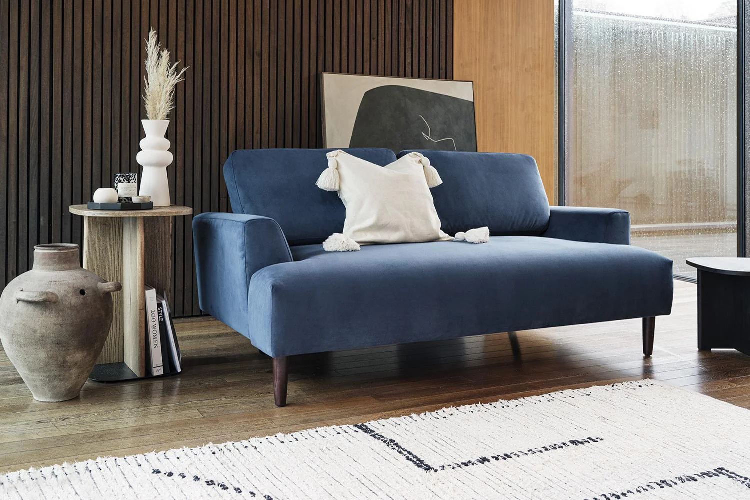Model 05 2-Seater Sofa, Oak / Teal - Image 5