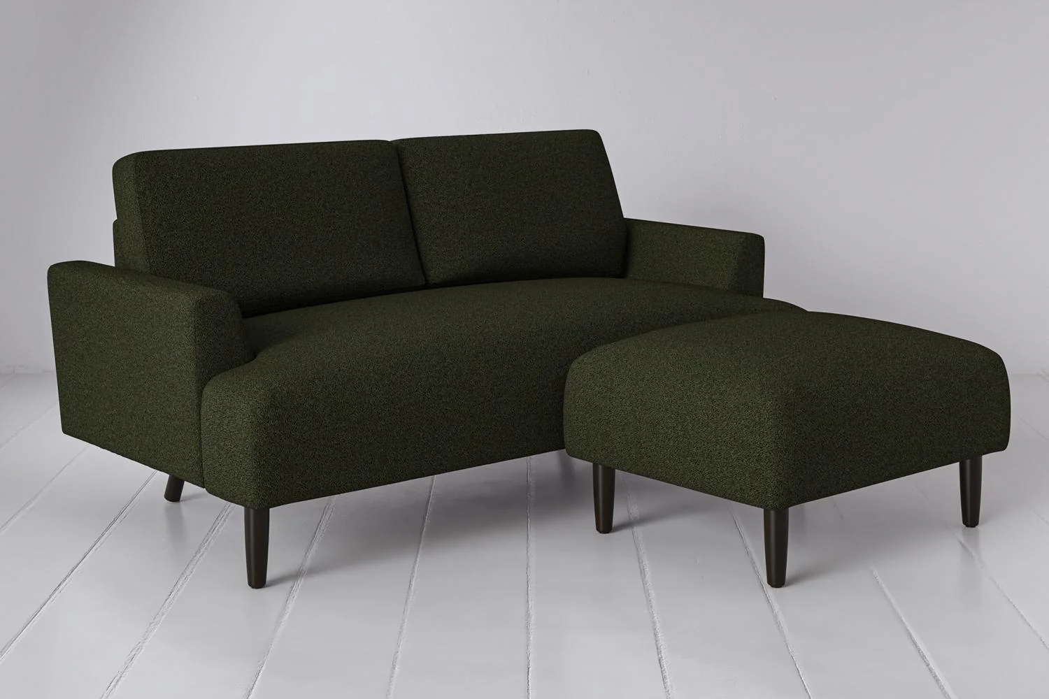 Model 05 2-Seater Sofa with Ottoman, Fern - Image 3