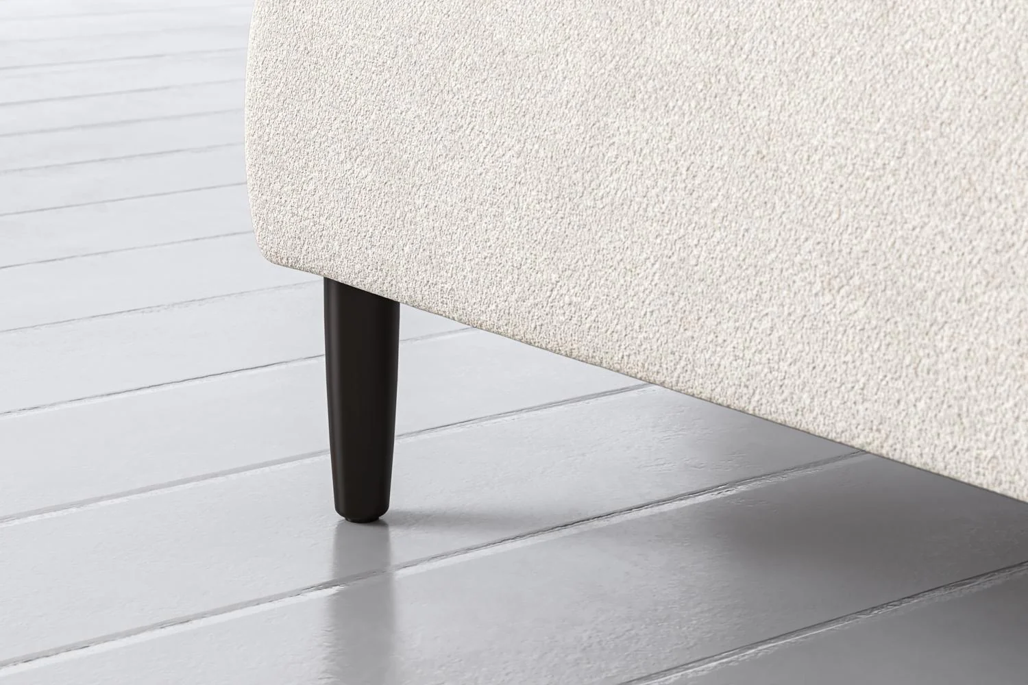 Model 05 2-Seater Sofa with Ottoman, Ivory - Image 7