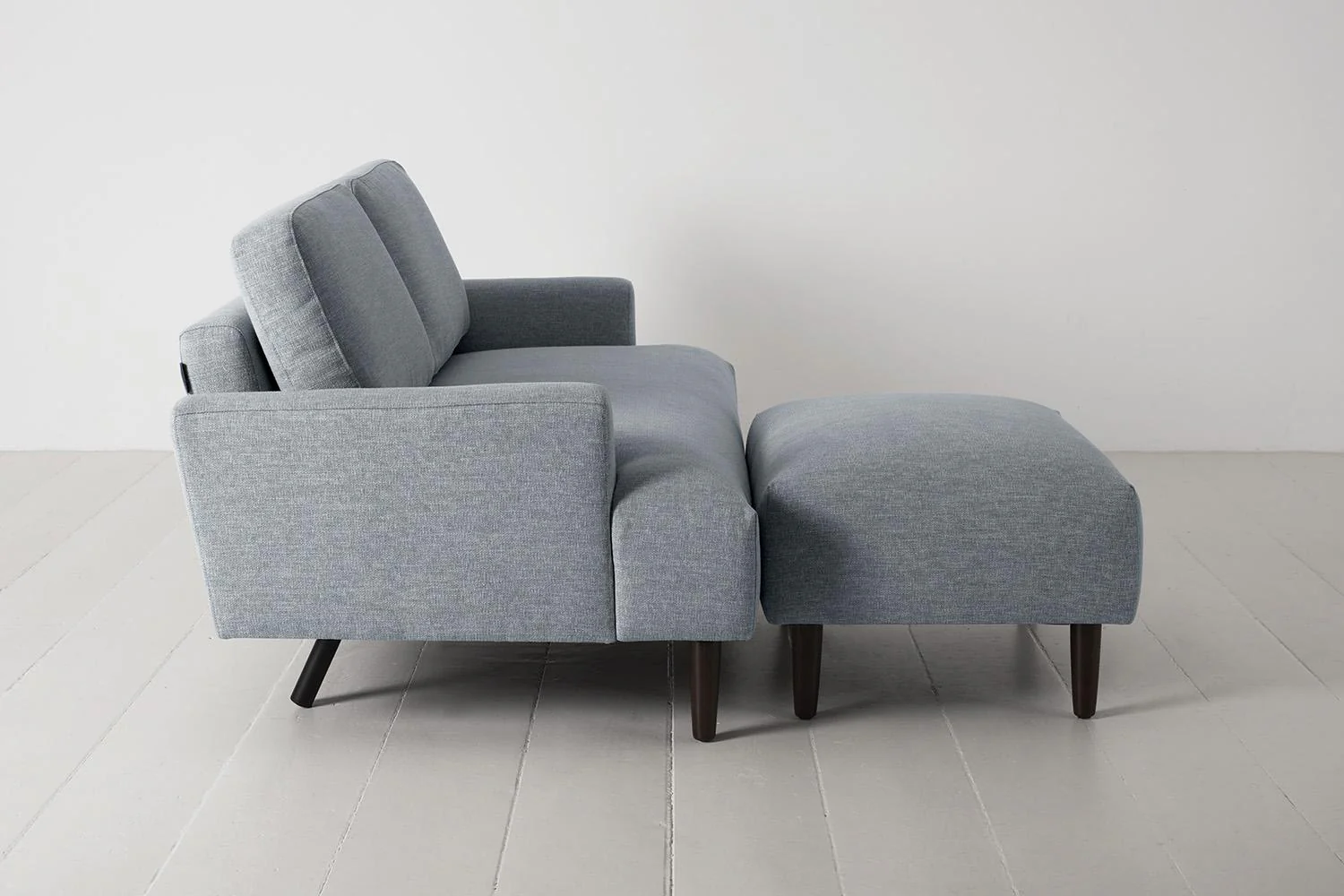 Model 05 2-Seater Sofa with Ottoman, Seaglass - Image 4