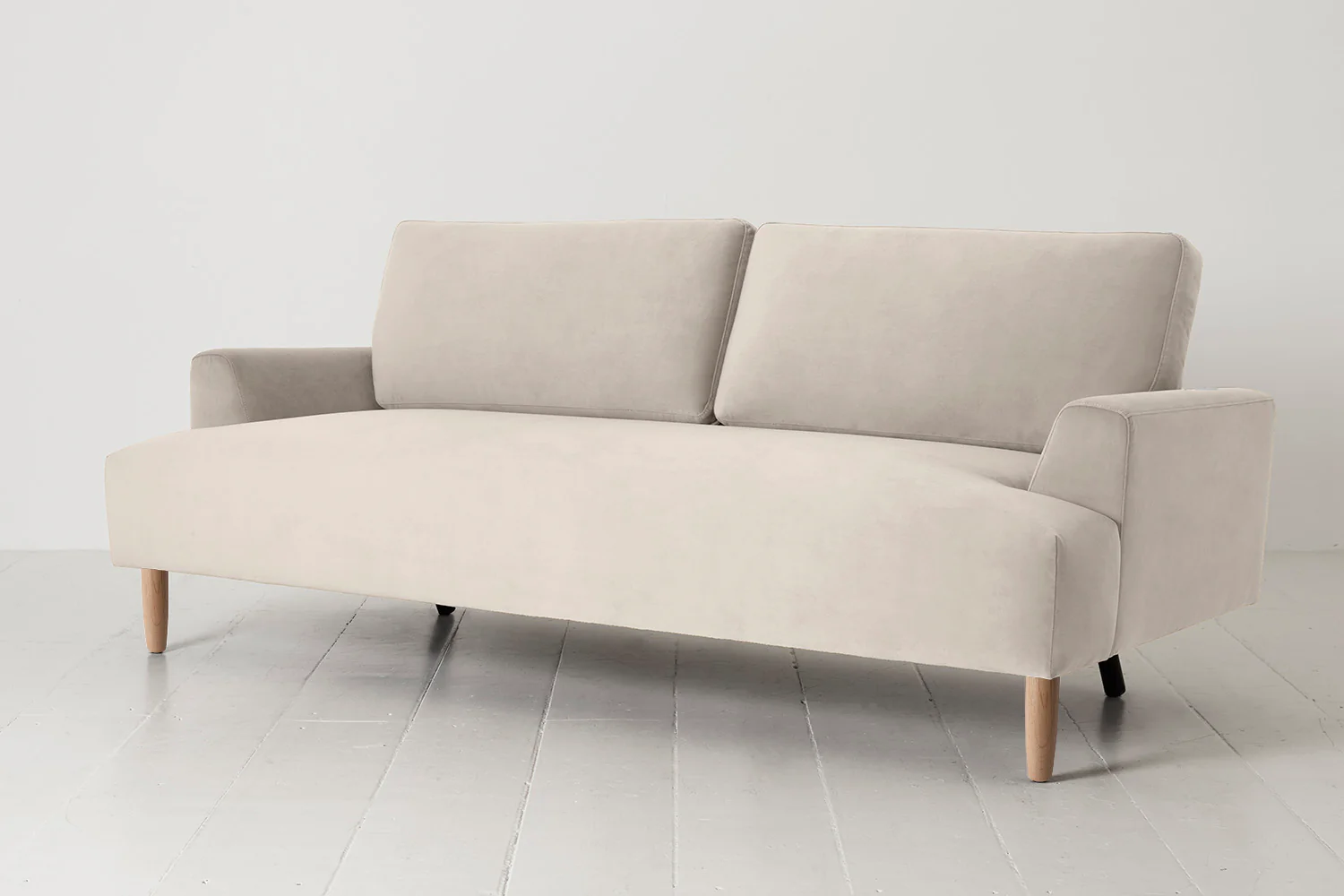 Model 05 3-Seater Sofa, Oak / Bone - Image 5