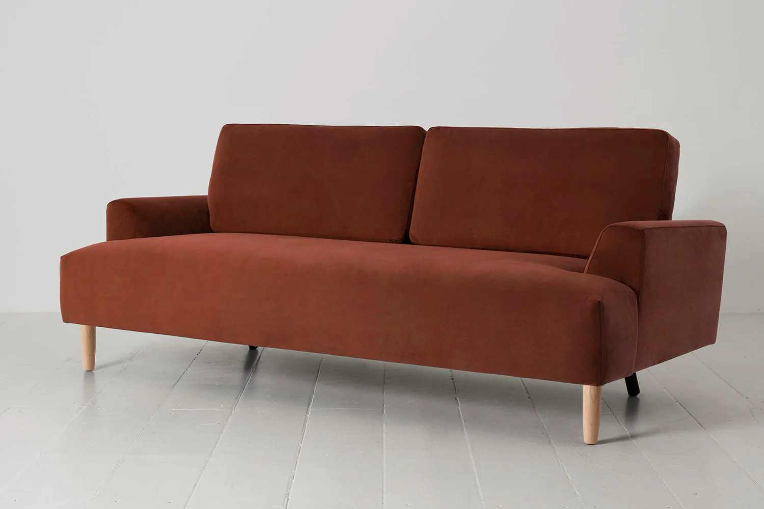 Model 05 3-Seater Sofa, Oak / Brick - Image 5