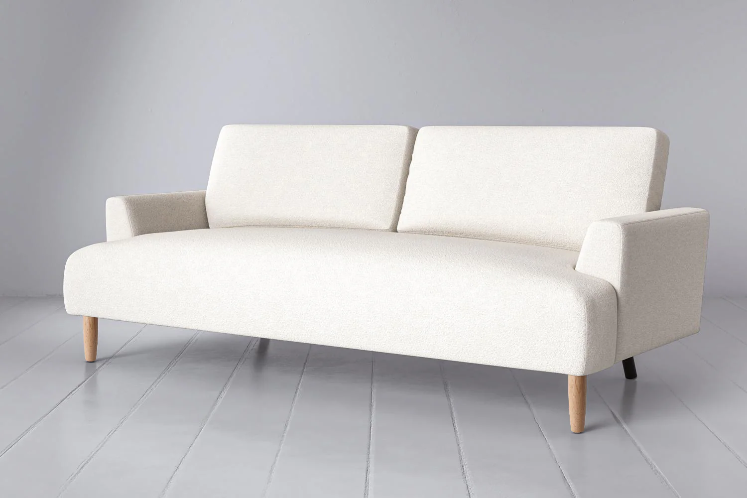 Model 05 3-Seater Sofa, Oak / Ivory - Image 3