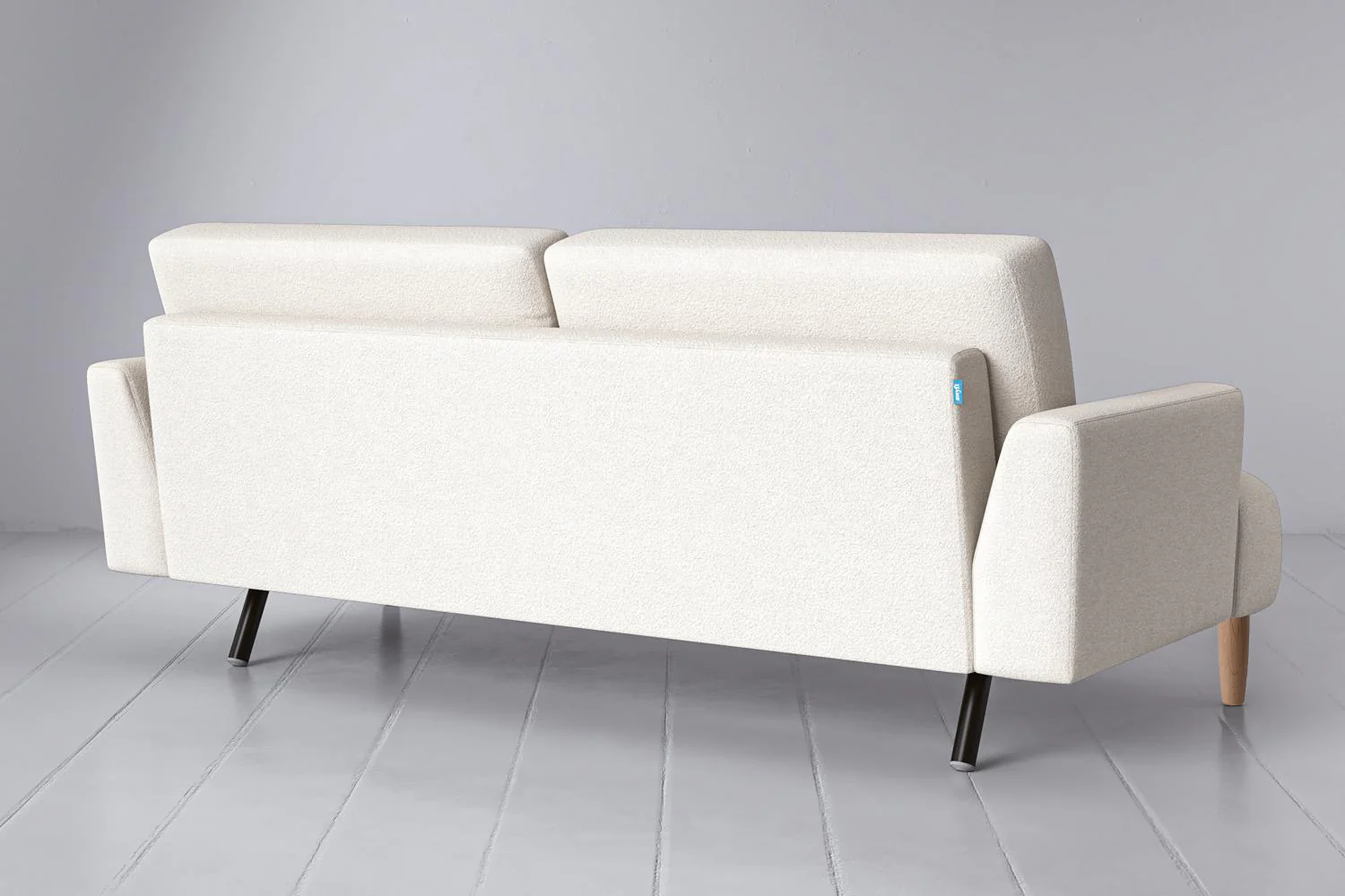 Model 05 3-Seater Sofa, Oak / Ivory - Image 4