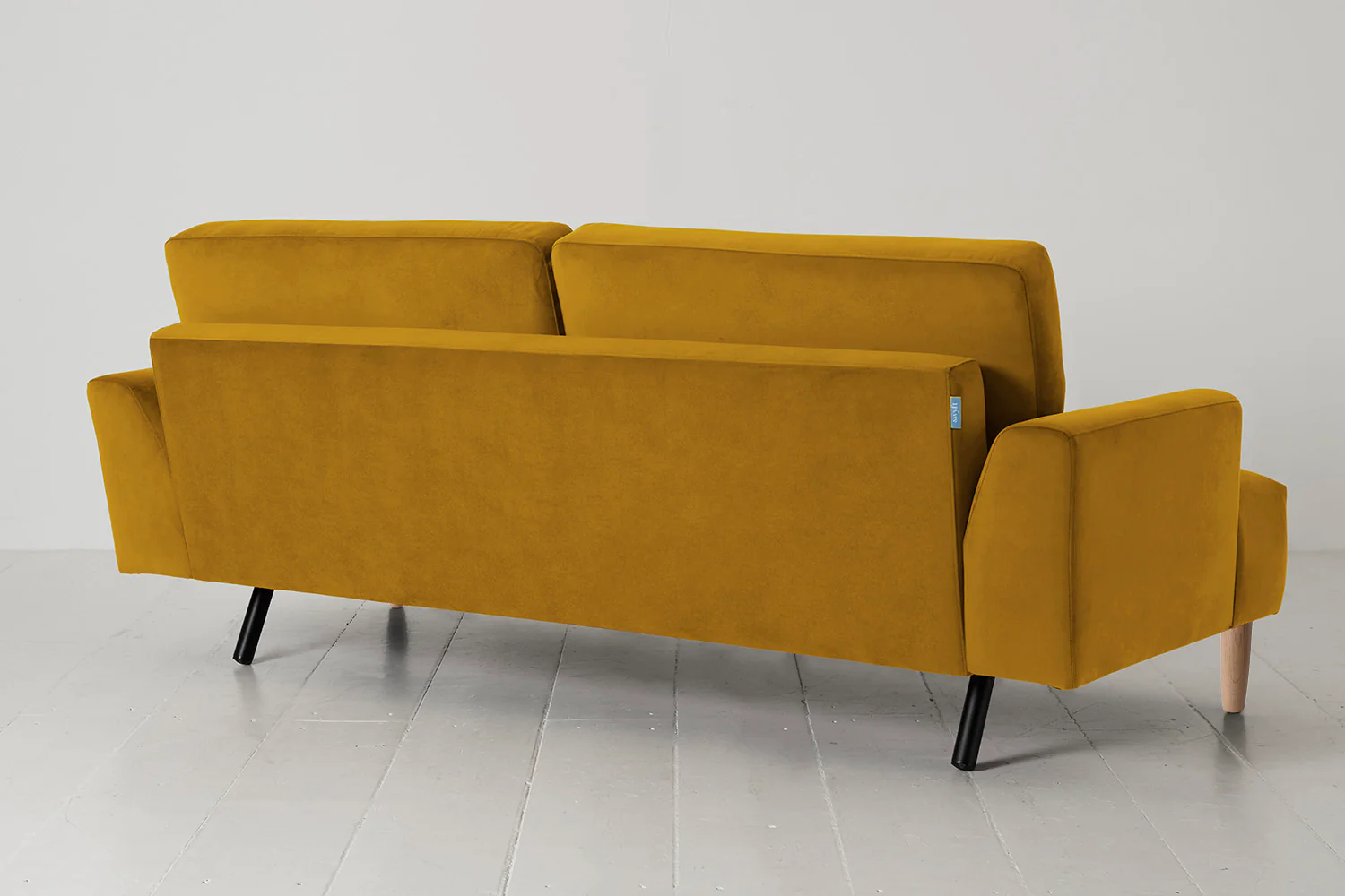 Model 05 3-Seater Sofa, Oak / Mustard - Image 5