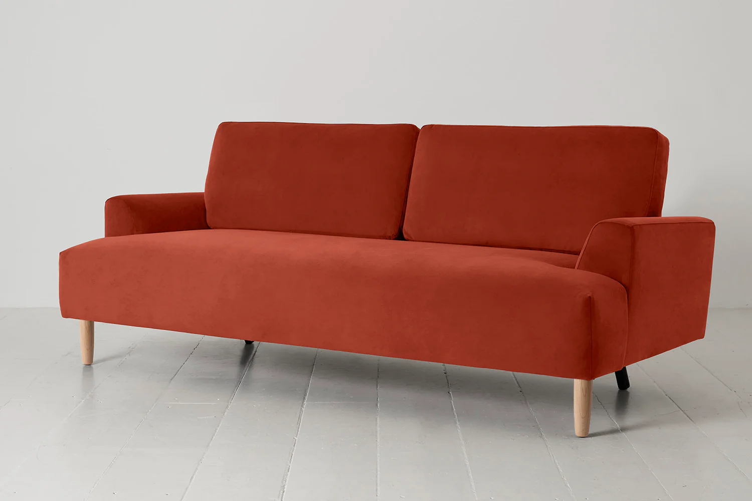 Model 05 3-Seater Sofa, Oak / Paprika - Image 3