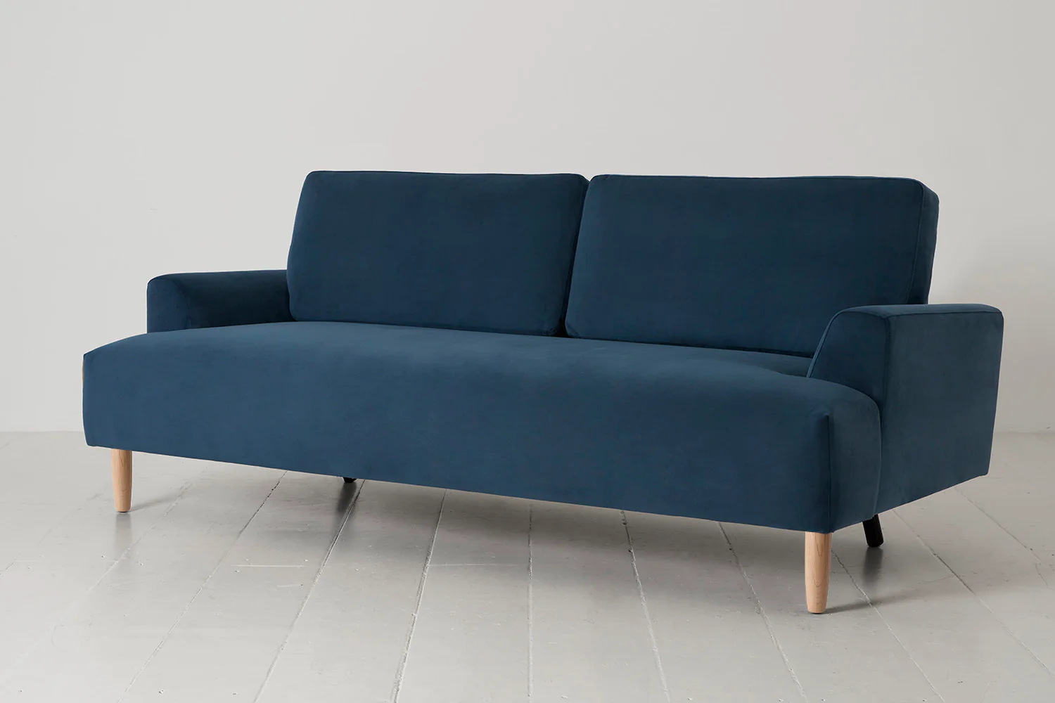 Model 05 3-Seater Sofa, Oak / Teal - Image 4