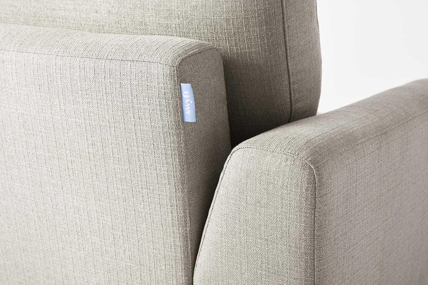 Model 05 3-Seater Sofa with Ottoman, Pumice - Image 5